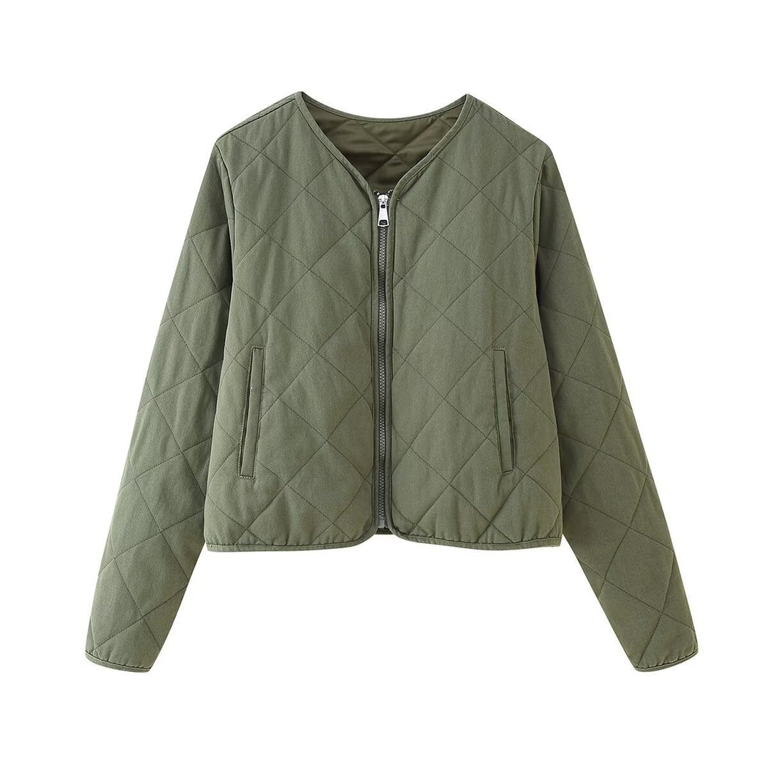 Damen Steppjacke mit praktischen Eingrifftaschen Drune