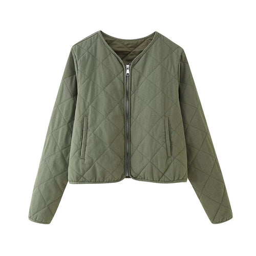 Damen Steppjacke mit praktischen Eingrifftaschen Drune
