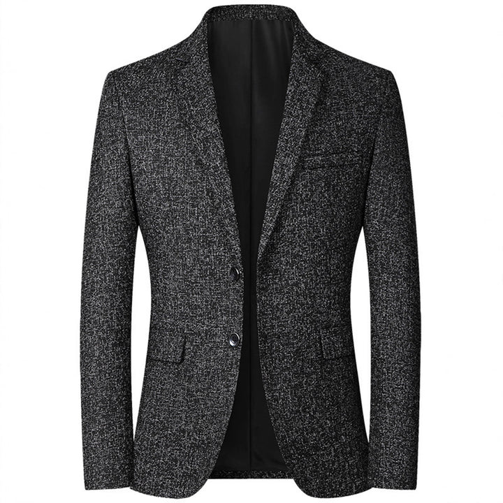 Herren eleganter strukturierter Freizeitblazer Drune