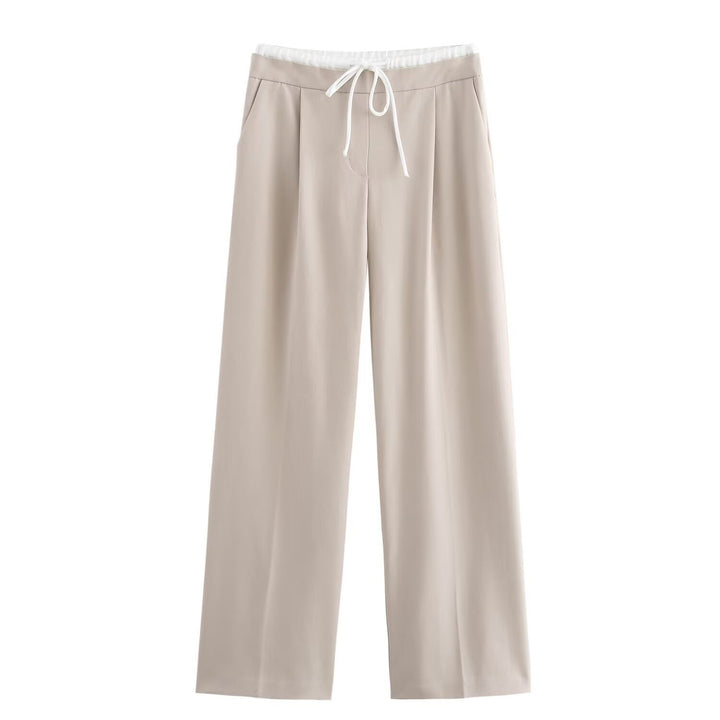 Damen elegante und bequeme Palazzo-Hose Drune