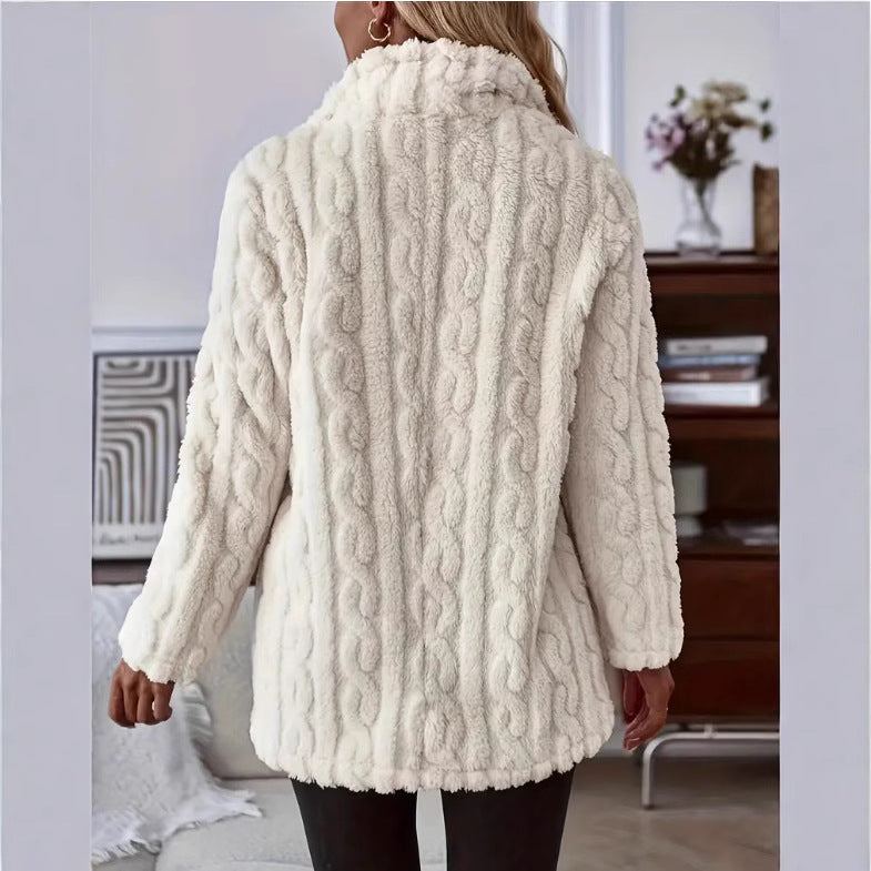 Damen Kuschelige und stilvolle Teddyjacke Drune