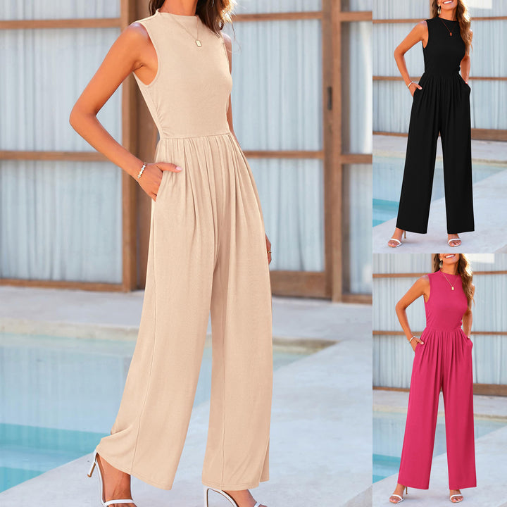 Damen Jumpsuit mit elegantem Wickel-Design Drune