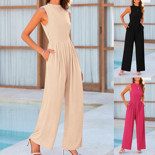 Damen Jumpsuit mit elegantem Wickel-Design Drune