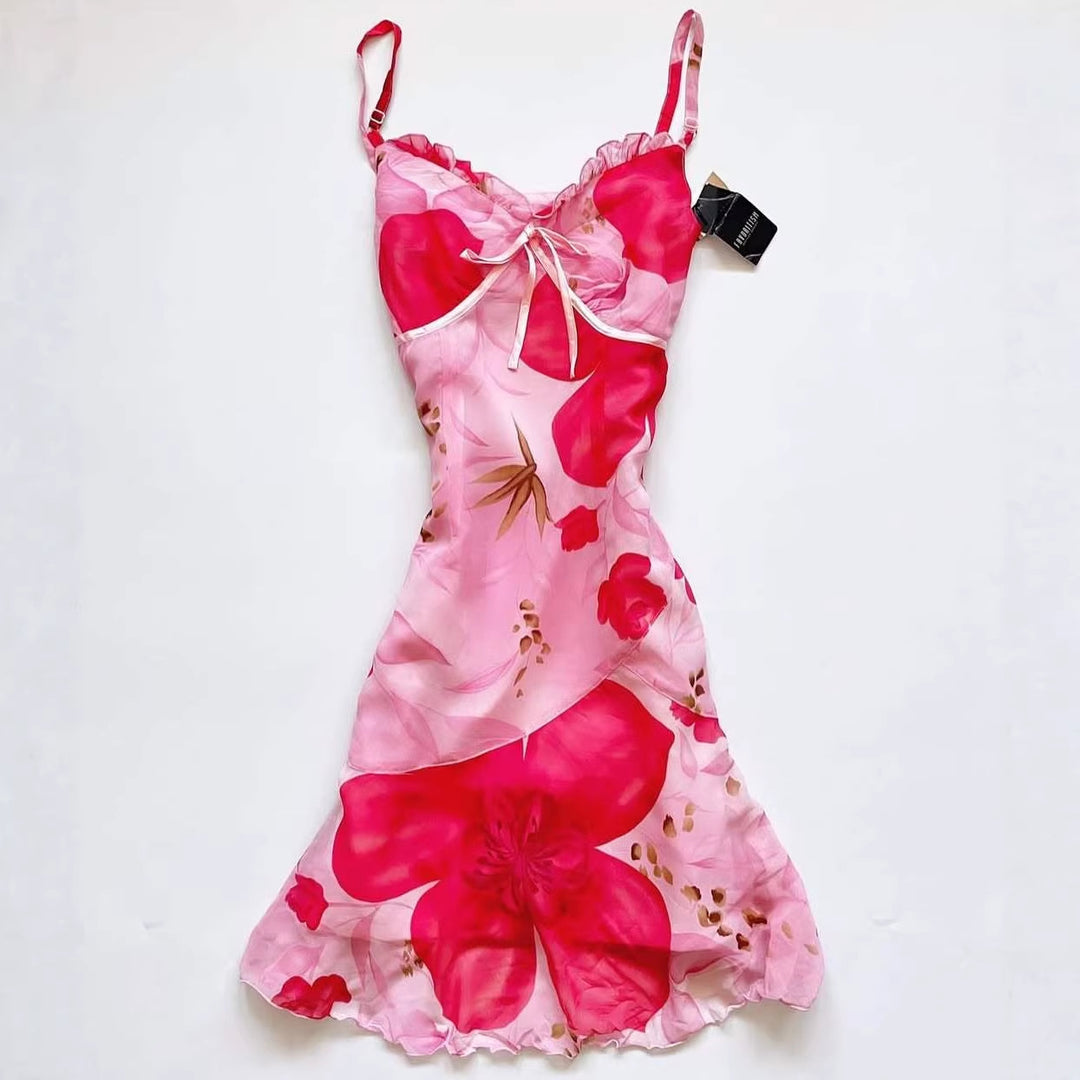 Damen Freizeitkleid mit floralem Design Drune