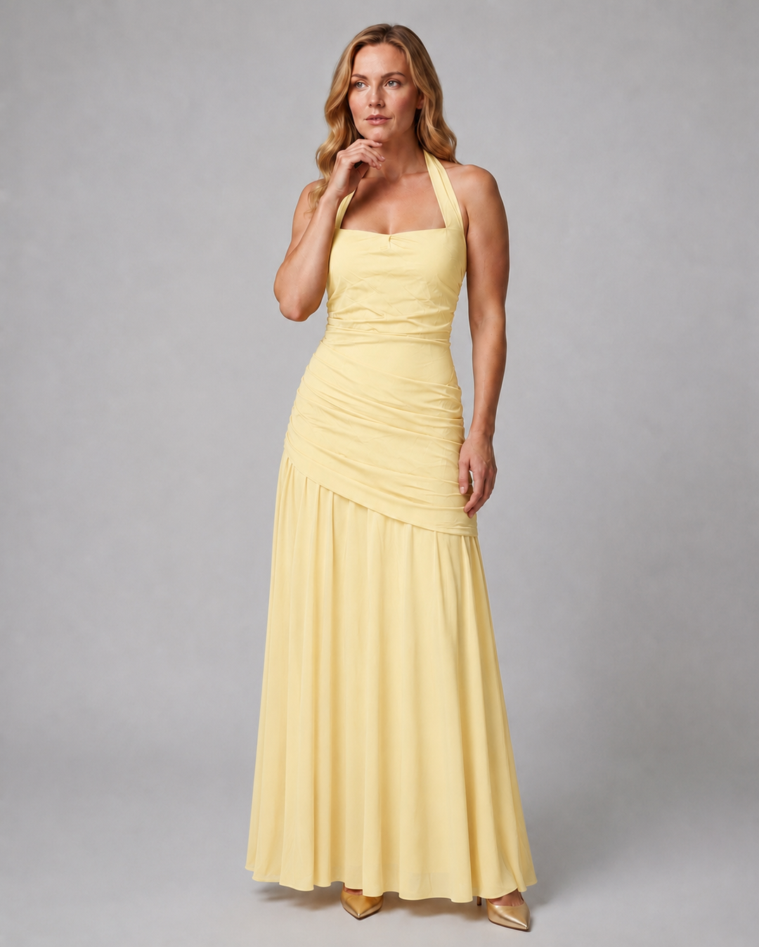 Damen Abendkleid mit elegantem, tailliertem Schnitt Drune