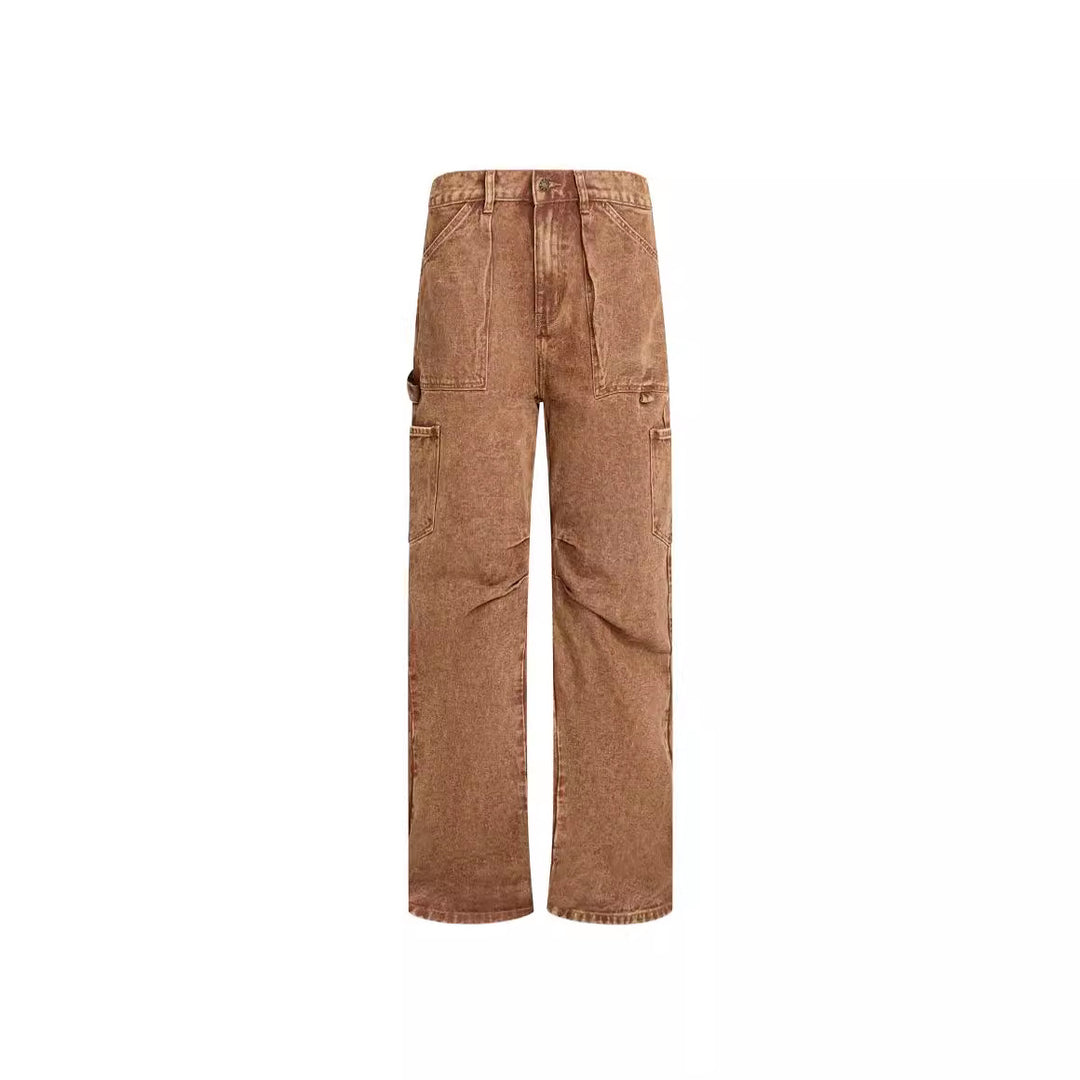Damen Cargo-Jeans im lässigen Schnitt mit praktischen Taschen Drune