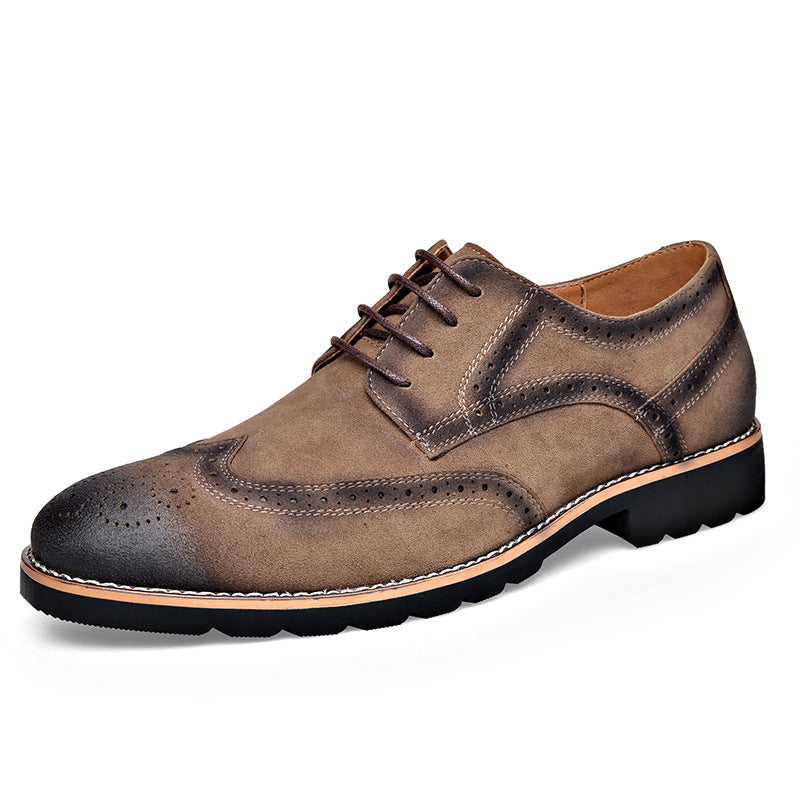 Herren Elegante und modische Brogueschuhe mit weichem Obermaterial Drune