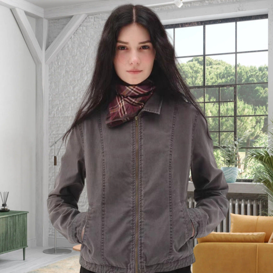 Damen Freizeitjacke mit lässigem Schnitt und praktischen Taschen Drune
