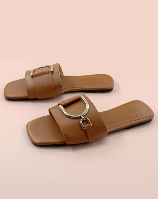 Damen Komfortable Sandalen mit eleganten Schnallen Drune