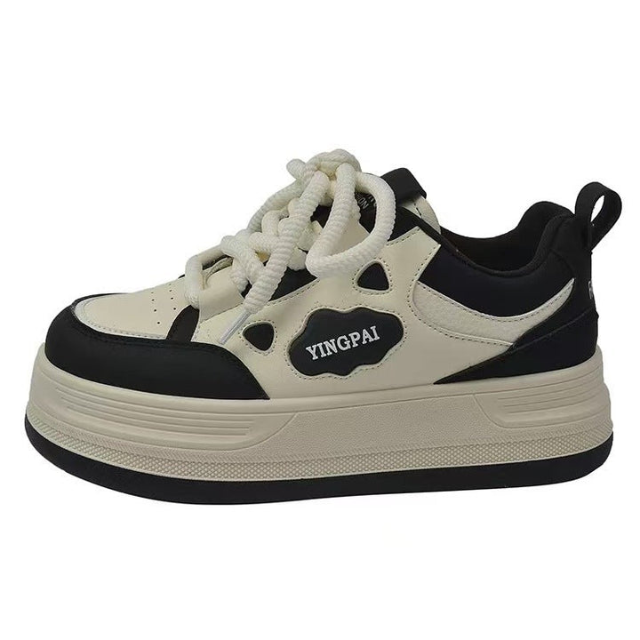 Damen Sportliche Sneaker mit atmungsaktiver Oberflächenstruktur und dämpfendem Profil Drune
