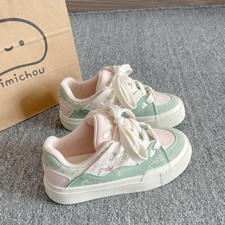 Damen Sneaker mit verspieltem Tierdesign und atmungsaktivem Obermaterial Drune