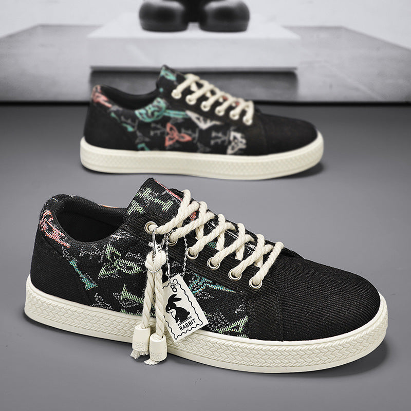 Damen Modische Sneakers mit einzigartigem Textil-Design Drune