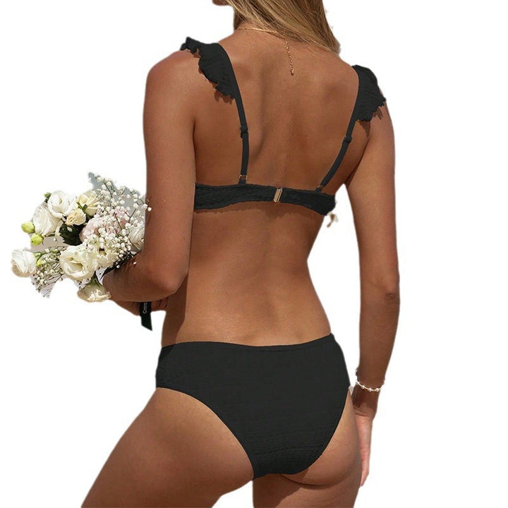 Damen Bikini-Set mit voluminösen Rüschen und unterstützenden Cups Drune