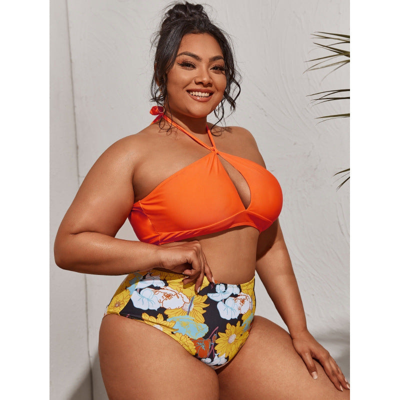 Damen Hochwertiger Cut-Out Bikini mit hohem Taillenslip und verstellbaren Trägern Drune