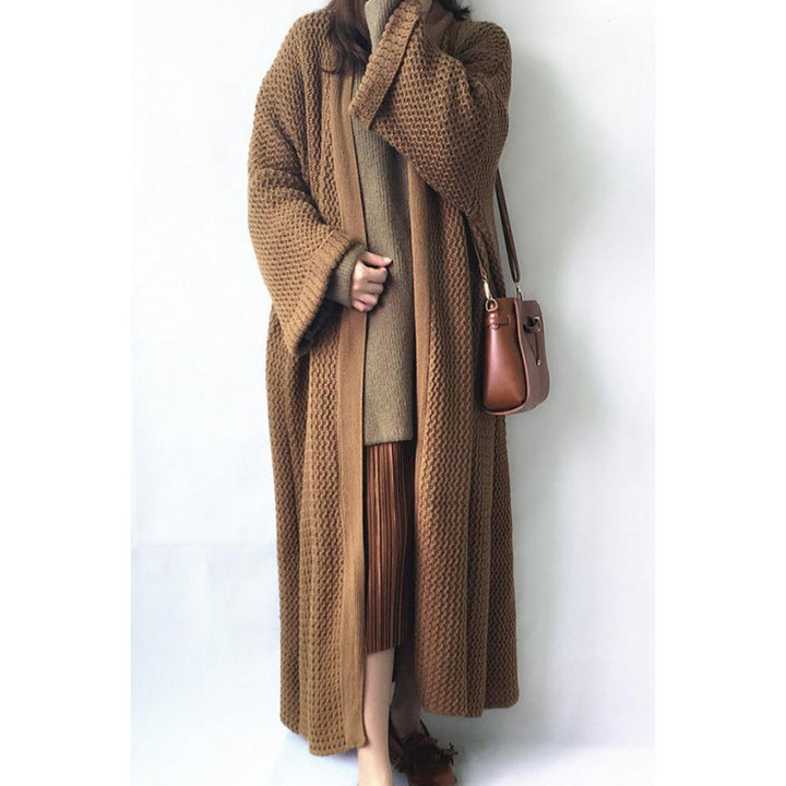 Damen modische Strickjacke mit ausgefallenem Muster Drune