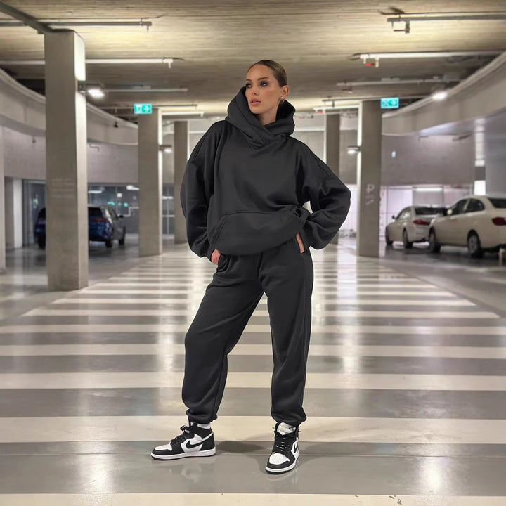 Damen lässiges und gemütliches Lounge-Set Drune