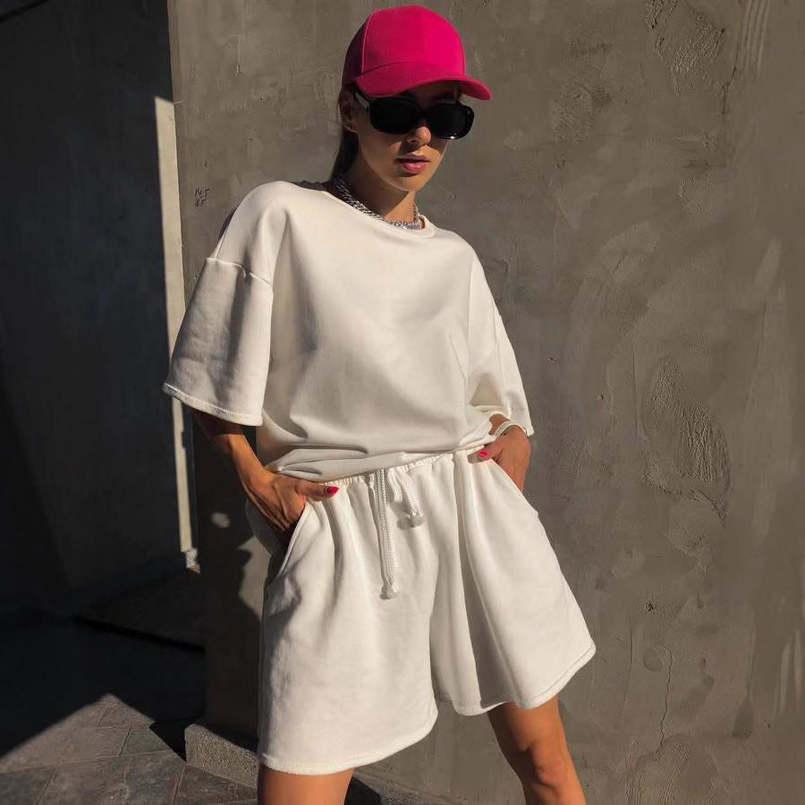 Damen Oversized Freizeitsport Set Drune