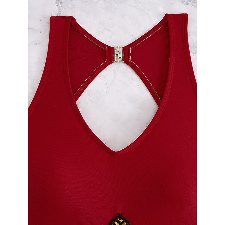 Damen Badeanzug mit Cut-Out Design und modischen Akzenten Drune