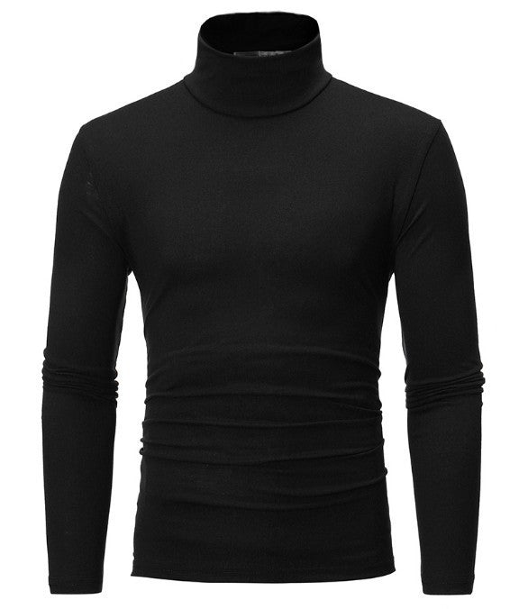 Herren eleganter Rollkragenpullover aus bequemen Stretchmaterial Drune