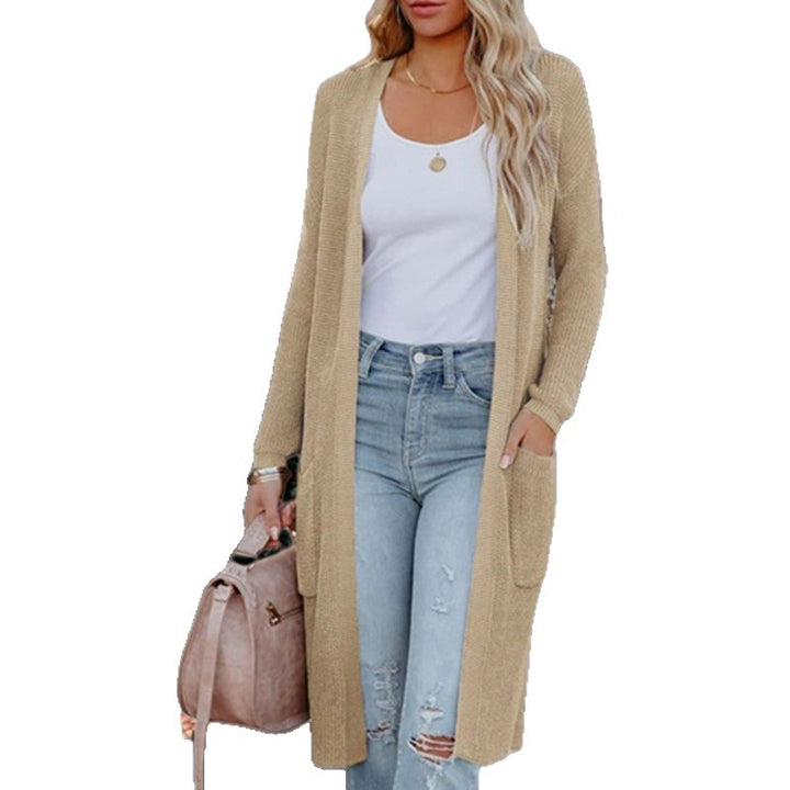 Damen Langstrickjacke im eleganten Design mit praktischen Taschen Drune