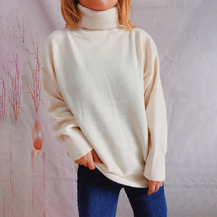 Drune | Weicher Pullover Aus Einfarbigem Strick