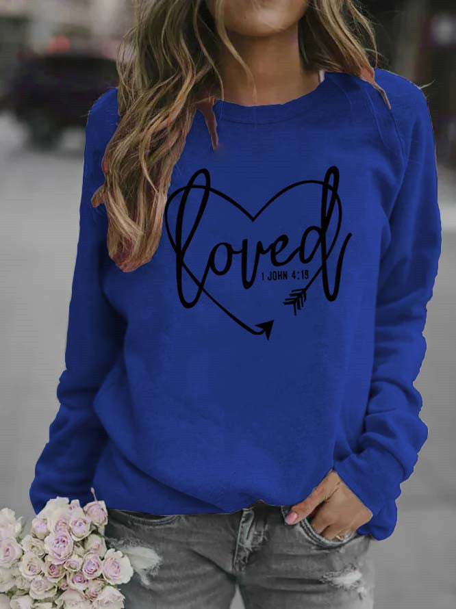 Damen Sweatshirt mit inspirierendem Schriftzug und trendigem Design Drune