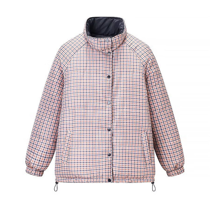Damen Modische Steppjacke im urbanen Stil mit hohem Kragen und praktischen Taschen Drune