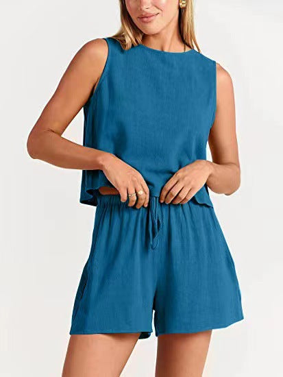 Damen Bequemes Jumpsuit mit weitem Schnitt und praktischen Taschen Drune