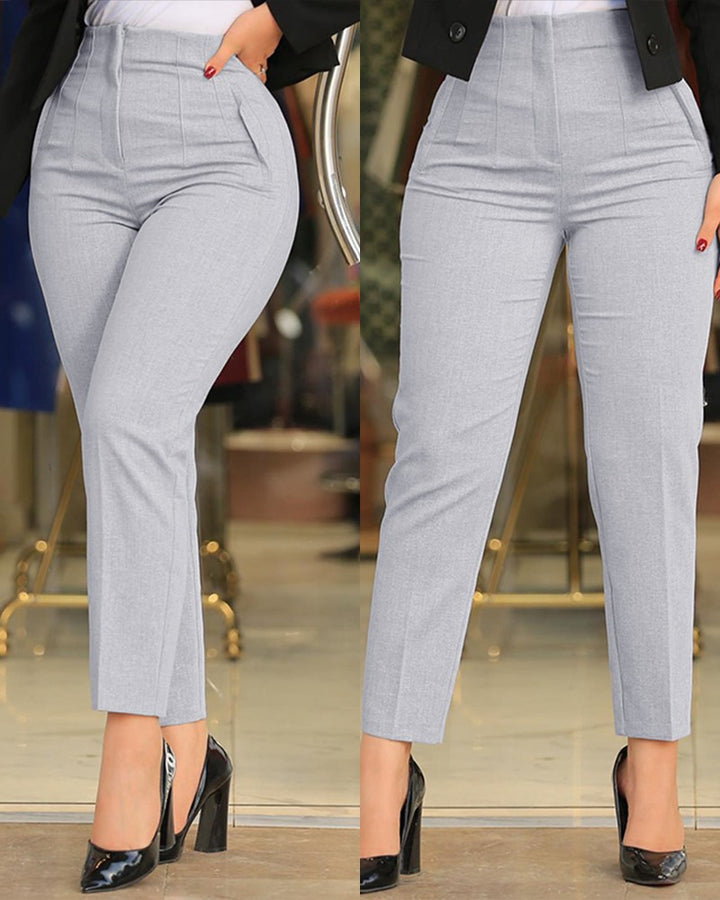 Damen Hochtaillierte Schlankheits-Hose Drune