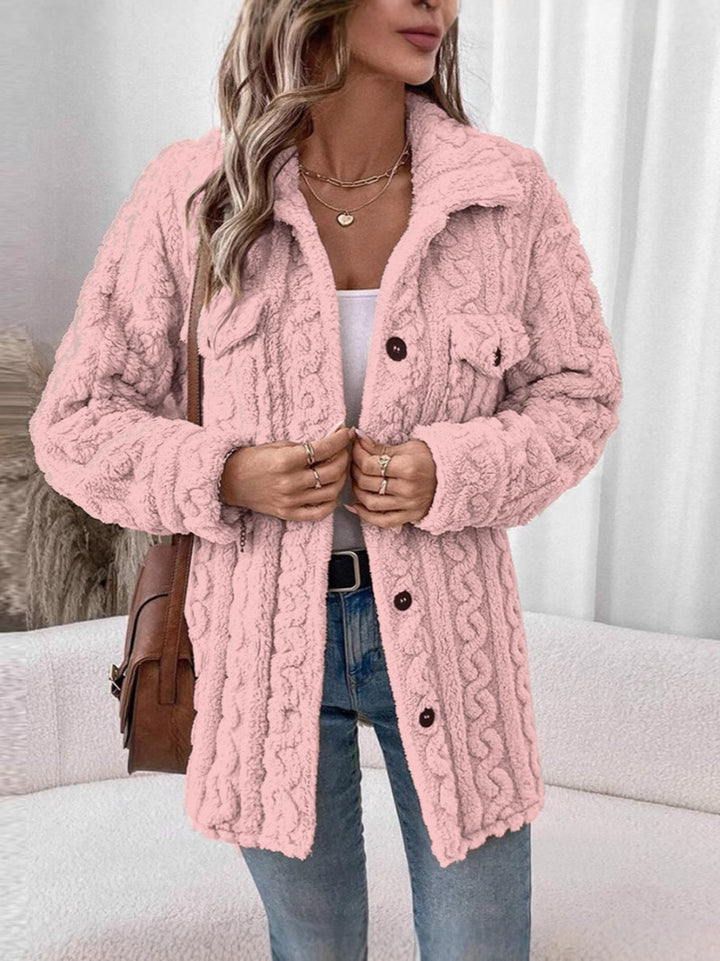 Damen Strickjacke mit strukturierter Oberfläche Drune