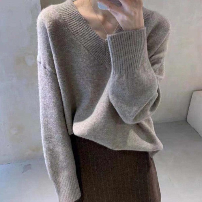 Damen lässiger Pullover Drune