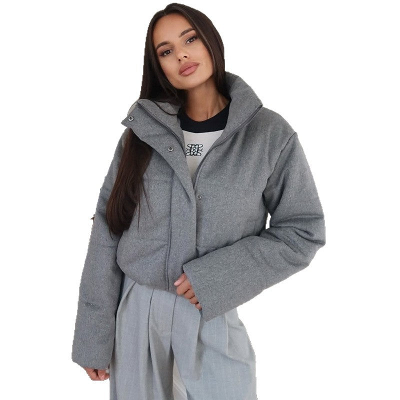 Damen kuschelige und warme Steppjacke Drune