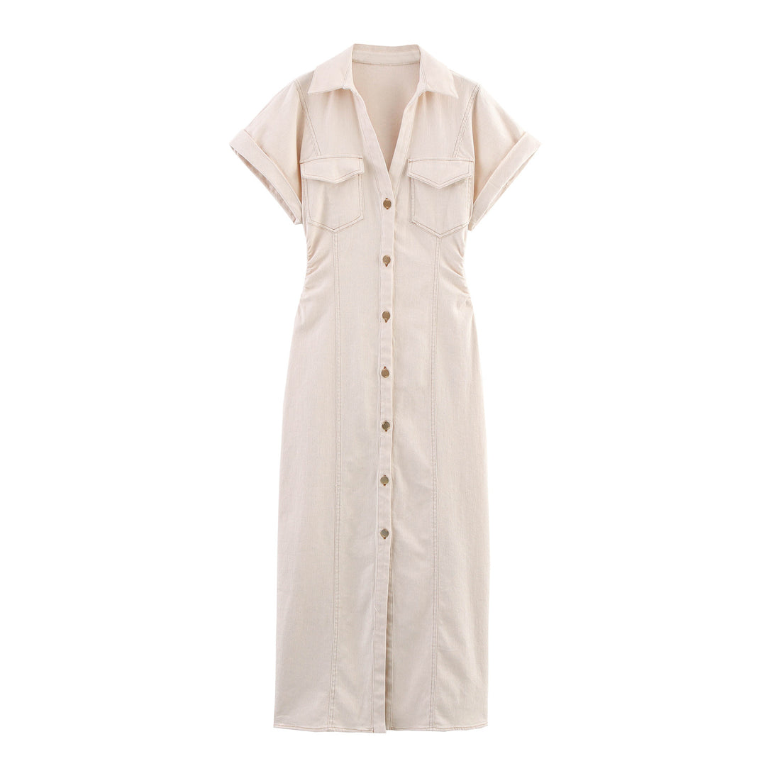 Femme Utility Shirt Kleid Drune