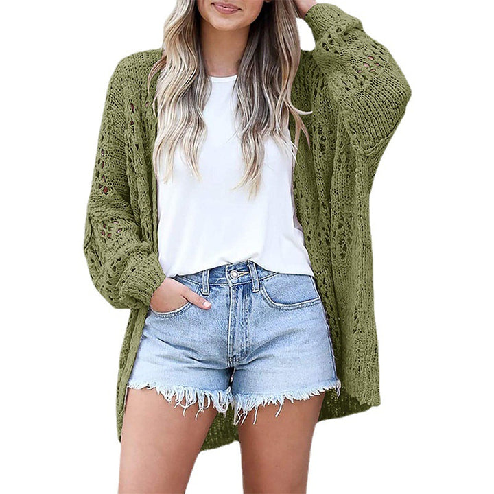 Damen offene Strickjacke Drune