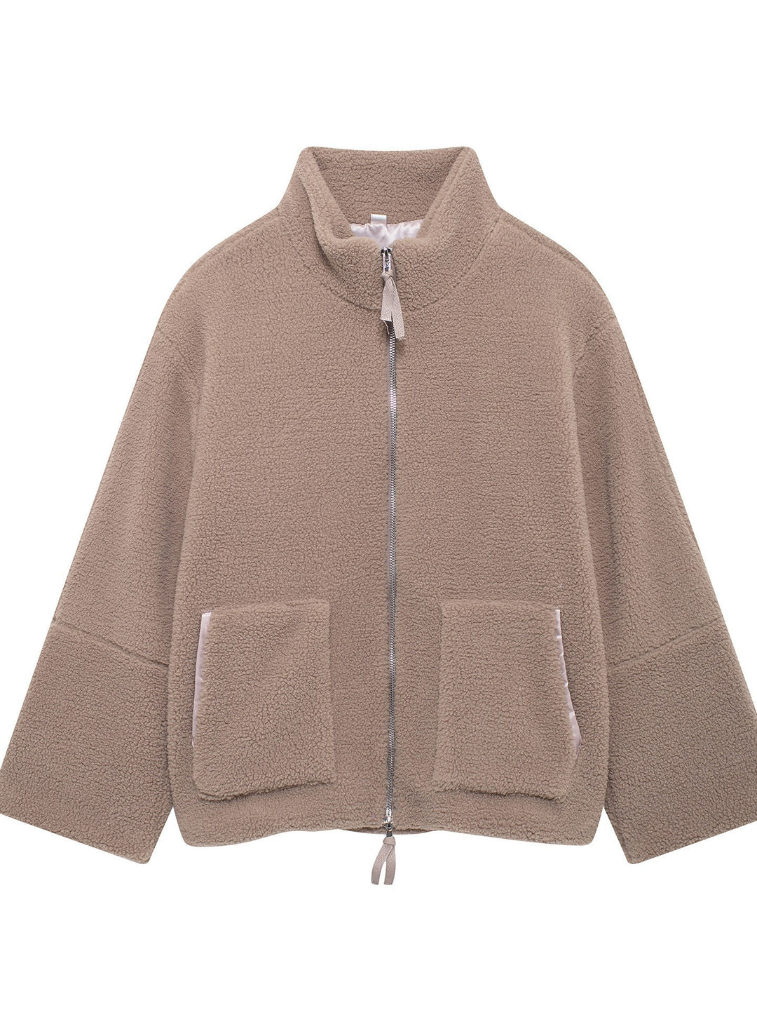 Damen kuschelige Fleecejacke Drune