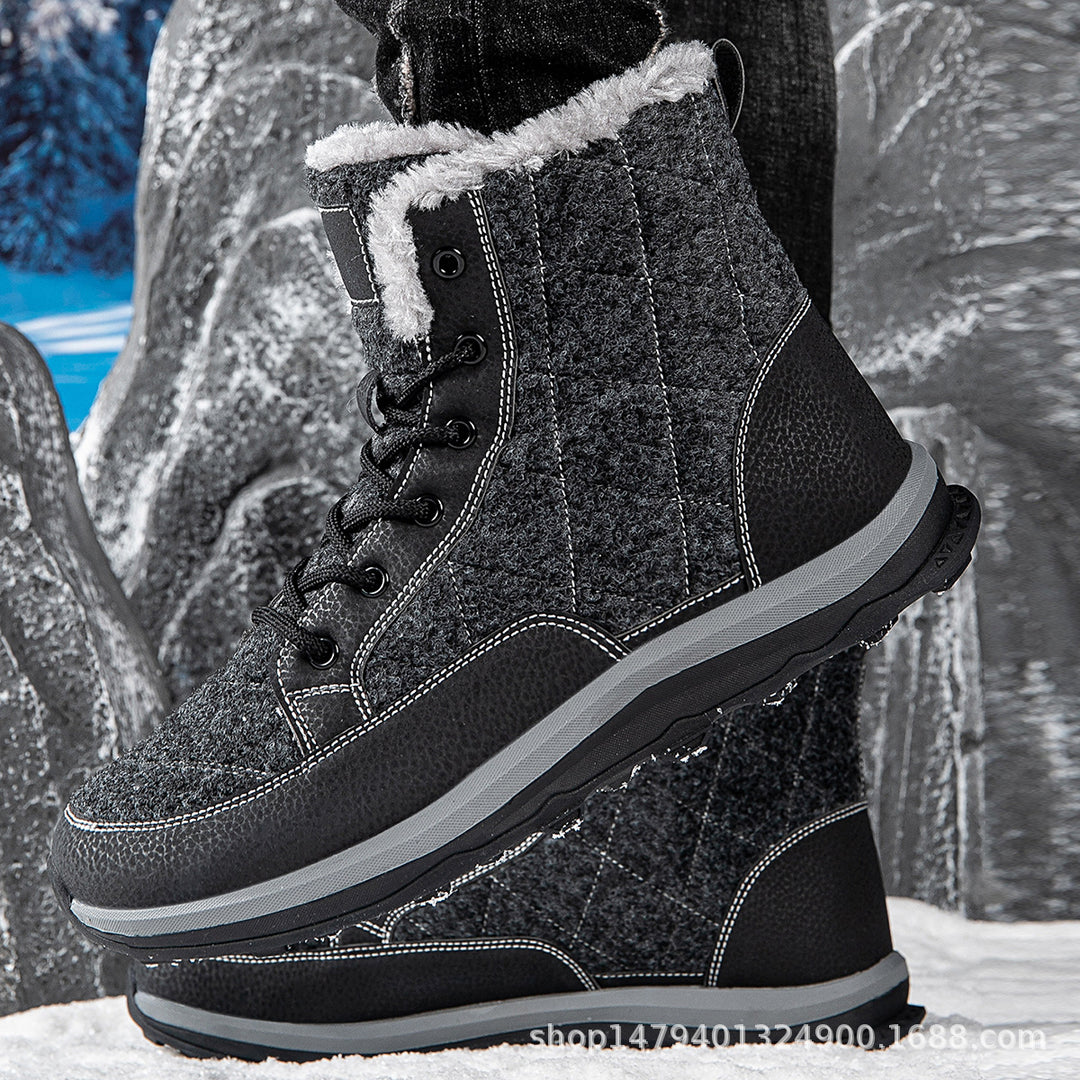 Damen Winterboots mit isolierendem Fleece-Futter und rutschfester Sohle Drune