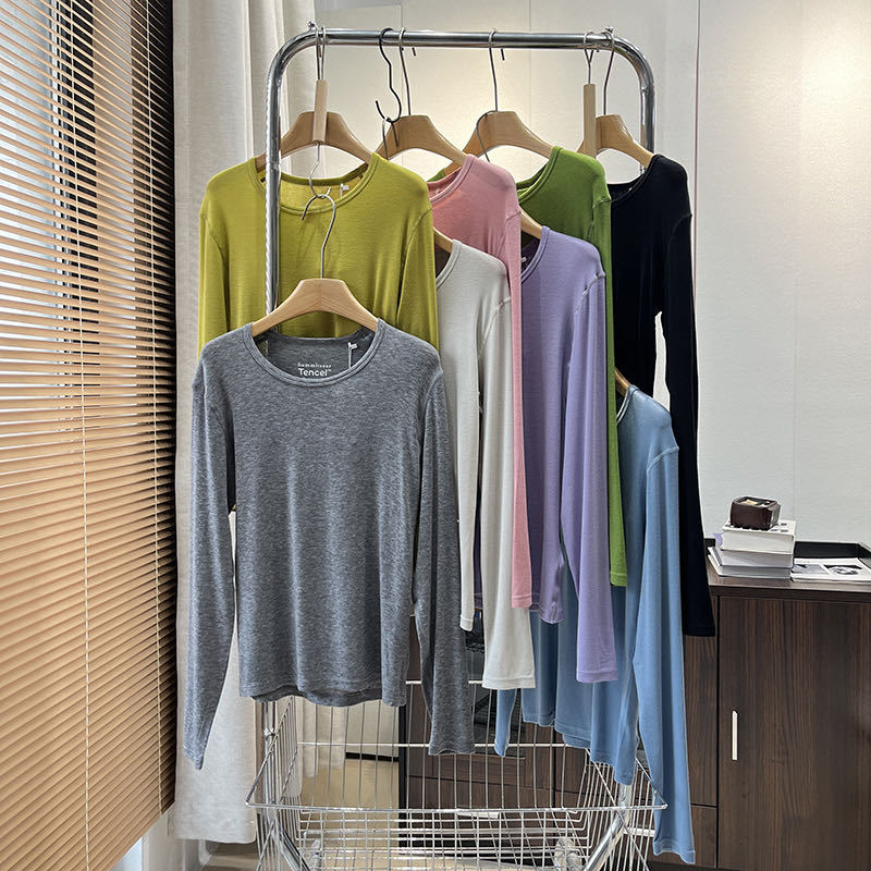 Damen Langarmshirt aus weichem Jersey mit ergonomischem Schnitt Drune