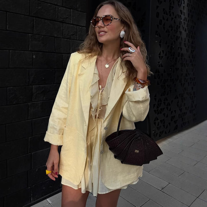 Damen Blazer mit lässigem Schnitt Drune