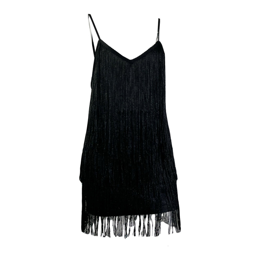 Damen Fransen Minikleid Drune