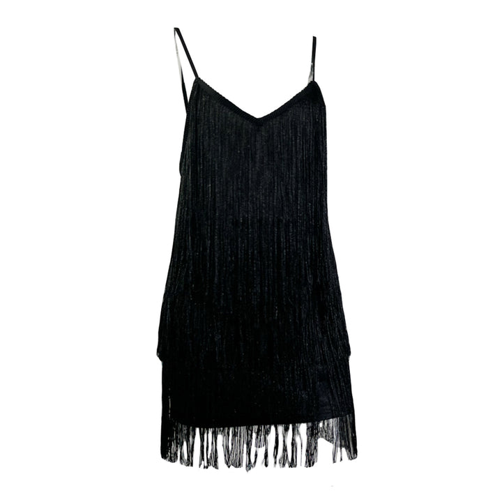 Damen Fransen Minikleid Drune