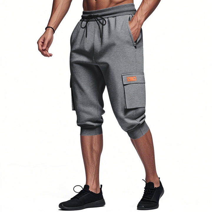 Herren modische Cargo-Shorts mit praktischen Seitentaschen und elastischem Bund Drune