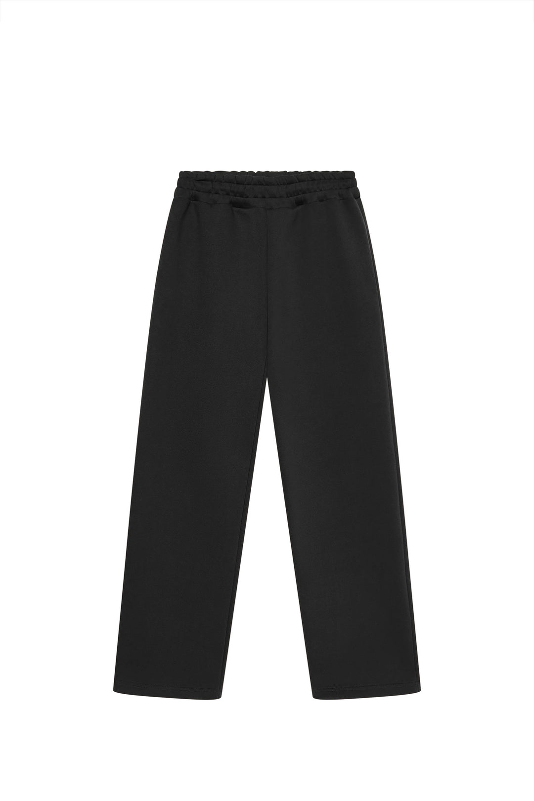 Unisex nan gerade geschnittene Jogginghose mit hohem Elastikbund und seitlichen Eingrifftaschen Drune