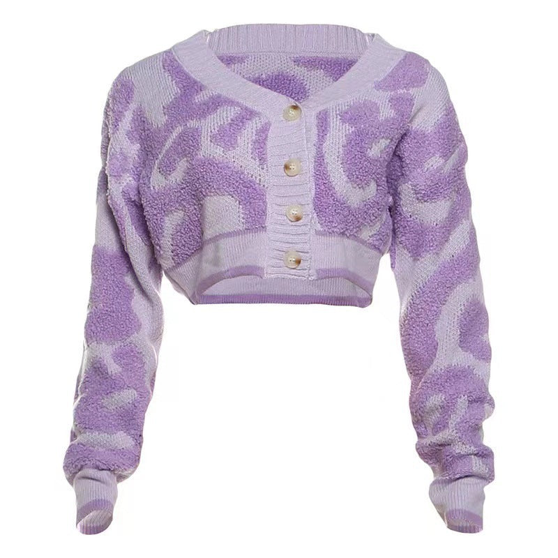Damen cropped Sweater Drune