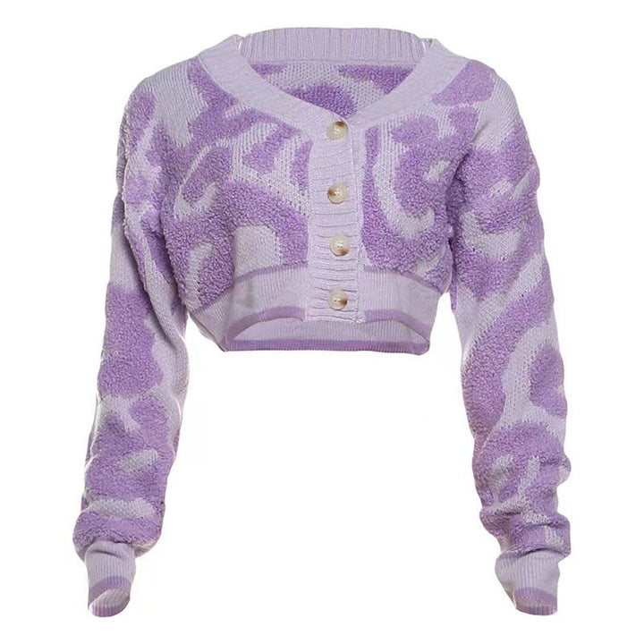 Damen cropped Sweater Drune