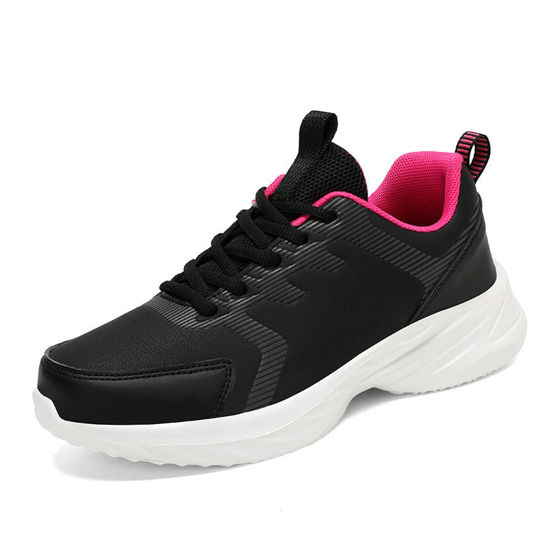 Unisex nan urbaner Komfort-Sneaker mit gepolsterter Keilsohle atmungsaktiver Meshzunge und robustem Kunstlederbesatz Drune