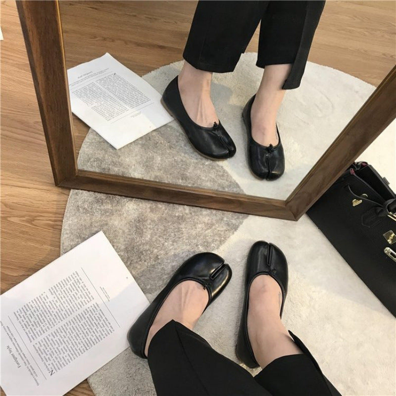 Damen Ballerinas mit eleganter Schlitz-Details und bequemer Innensohle Drune