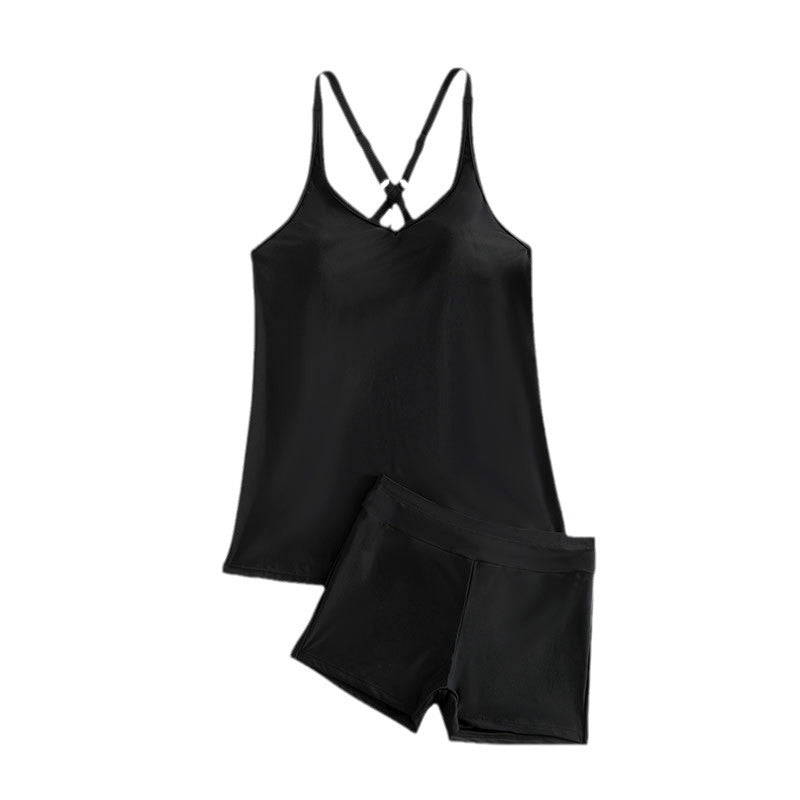 Damen Sportliches Badeoutfit mit elegantem Racerback Drune