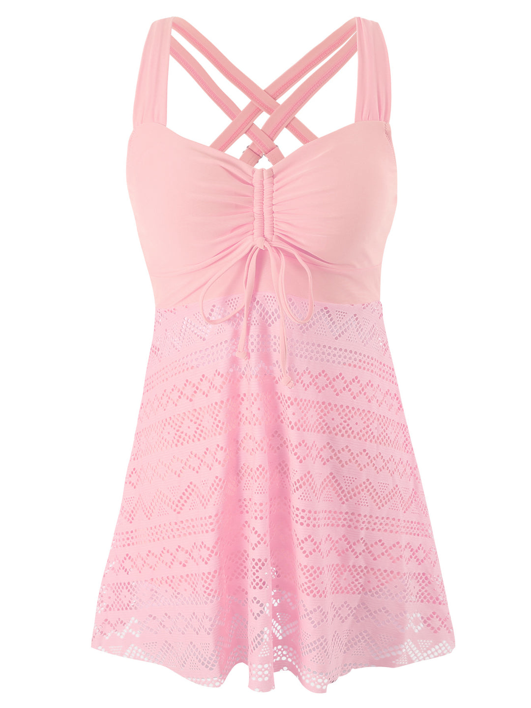 Damen Schwimmkleid mit raffinierter Rückenpartie und sehr elastischer Stoffqualität Drune