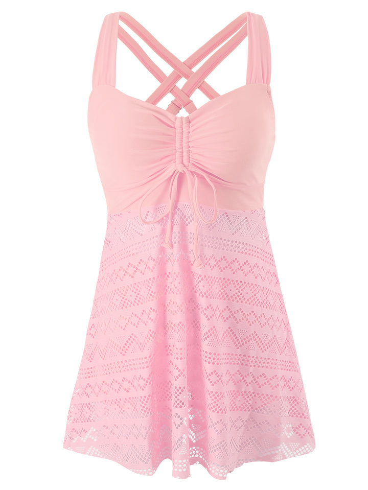Damen Schwimmkleid mit raffinierter Rückenpartie und sehr elastischer Stoffqualität Drune