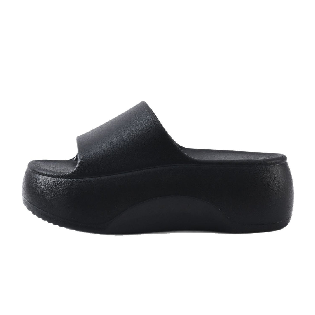 Femme Erhöhte Plattform Rutschsandalen Drune